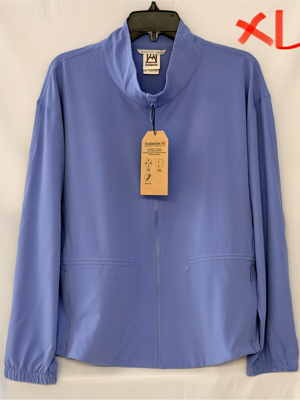Avalanche Women’s Periwinkle Blue Zip Bomber Jacket